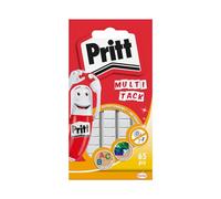 Pritt Multi Tack (1 pack de 65 pcs), cuadrados de masilla adhesiva blanca multiusos, adhesivo reposicionable y reutilizable para manualidades y proyectos de DIY