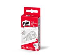 Pritt Nachfüllkassette für Korrekturroller Refill Flex Roller Midway, Breite 6mm, Länge 12m, flexible und einziehbare Spitze, Push & Pull Funktion, 9H PRX6H