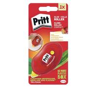 Pritt Rodillo adhesivo Cinta adhesiva compacta, no permanente, removible, de doble cara para papel, cartón, fotos, vidrio y plástico, longitud aprox. 10 m, ancho 8,4 mm