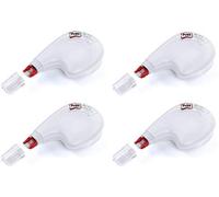 Pritt Rodillo corrector ECO Flex Sideway, aplicación lateral, se puede escribir encima inmediatamente, punta flexible, ancho aprox. 4,2 mm, longitud 10 m, set económico con 4 rodillos