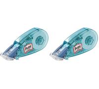 Pritt Rodillo corrector Micro con punta flexible y función push-pull, se puede escribir encima inmediatamente, anchura aprox. 5 mm, longitud 6 m, juego 2 rodillos (Paquete de 2)