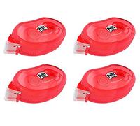 Pritt Rodillo encolador Compacto permanente, excelente rendimiento de encolado, cinta primera calidad con panal adhesivo, longitud la 10 m, ancho 8,4 mm, set 4 rodillos encoladores