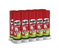 Pritt Stick 43 g - Pegamento en barra, Rojo, 10 unidades