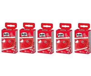 Pritt Zrrph - Recambio adhesivo permanente, longitud de cinta: 16 m, ancho de cinta: 8,4 mm, paquete de 5