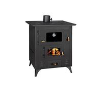 Cocina de leña Prity, Modelo 1P50R, Salida de calor 14kW, Horno, Placa caliente, Patas