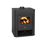 Prity WD - Estufa de leña grande de 11 kW, con certificado CE, cumple con la norma EN 13240
