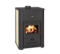 Prity WD W24 D - Caldera de leña, 24 kW, revestimiento de agua, calefacción central, certificado CE, gran potencia de salida