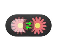 Privacidad de la cubierta de la lente de la cámara - Funda ultra delgada para cámara web, patrón ABS duradero | Cámara de ordenador manual - Protección contra golpes - Protección contra la lente