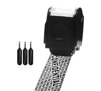 Privacidad ID dirección bloqueo sello, robo de identidad protección sello de robo, seguridad privacidad robo sello de rodillo datos personales seguridad datos defensor rodillo sello (negro