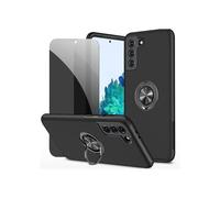 Privacy Case For Samsung Galaxy S21 Plus 5G Cover With Anti-Spy Tempered Glass With Ring Holder Shockproof