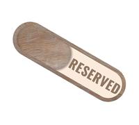 Privacy Door Sign, Sliding Indicator, Vacant Occupied Display, Wooden Changeable Signs, Easy Mounting Sided for Clear Message, Home, Hotel, Lactation Room, Restroom, 7.01x1.97 Inches