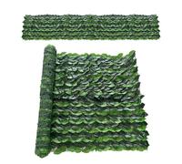 Privacy Fence Screen - 50x300cm Artificial Ivy Fence Panels, Realistic Dense Leaves Privacy Screen Panels | Weatherproof Greenery Backdrop for Patio Balcony Garden Backyard Wedding Restaurant Decor