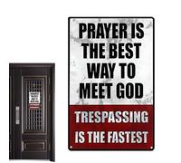 Private Property Signs, Weather Resistant Funny, Home Decor Sign Metal, Sturdy Door Warning, Perfect for Yard Garden Garage Driveway Coffee Bar Home Residential Decoration