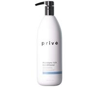 Prive moisture rich conditioner nourishes dry hair/smoothes frizz/contains organic shea butter 33.8oz