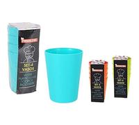 Privilege 52230 Set 4 Vasos PP Heavy, Colores Surtidos