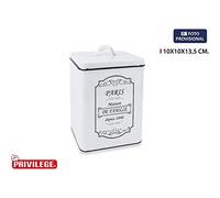 Privilege Bote Cocina Metal con Tapa, Multicolor, Talla única
