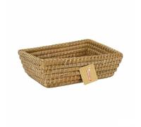 Privilege Cesta Multiusos Korne Marrón Mimbre Rectangular 30 x 23 x 9 cm (12 Unidades)