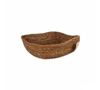 Privilege Cesta Multiusos Mimbre Cuadrado 27 x 27 x 9 cm (8 Unidades)