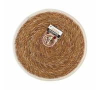 Privilege Salvamantel Algas Marinas Marrón con Ribete Ø 25 cm (36 Unidades)