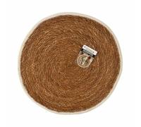 Privilege Salvamantel Algas Marinas Marrón con Ribete Ø 35 cm (36 Unidades)