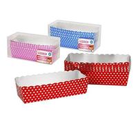 Privilege - Set 10 moldes repostería Aluminio rectangulares - Colores Surtidos