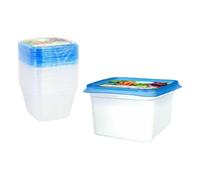 Privilege Set de 9 Fiambreras 49792 550 ml 12 x 12 x 7,5 cm (24 Unidades)