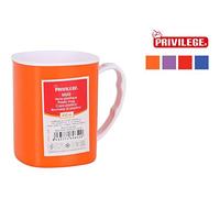 Privilege - Taza de plástico 350 ml bicolor