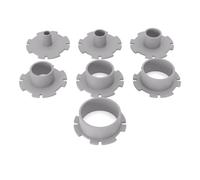 PRIWAS juego de casquillos copiadores compatible con fresadoras Bosch | casquillos copiadores compatibles con fresadoras de superficie y fresadoras de cantos Bosch - tipo A