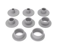 PRIWAS Juego de casquillos para copiadora para fresadoras Bosch y fresadoras de cantos | anillos de copia aptos para fresadoras Bosch - Tipo B