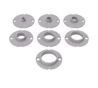 PRIWAS Juego de casquillos para fotocopiadora apta para fresadoras y fresadoras de bordes Metabo | Anillos de copia aptos para fresadoras Metabo - Tipo D