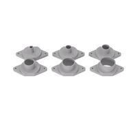 PRIWAS Juego de casquillos para fotocopiadora para Metabo OFE 1229 Signal/OFE 738 | Anillos de copia aptos para fresadoras Metabo (Set 1: Ø10/15/20/25/30/35 mm)