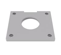 PRIWAS Placa base apta para Bosch GKF 600 | Placa deslizante apta para fresadoras de cantos Bosch