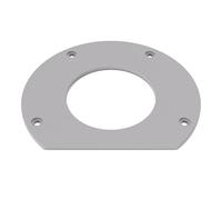 PRIWAS Placa base apta para Metabo OFV 18 LTX BL 12 | Placa deslizante apta para fresadoras Metabo