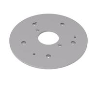 PRIWAS Placa base XL versión apta para Bosch GOF 1250 CE | Placa deslizante ampliada apta para fresadoras Bosch