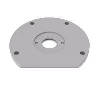 PRIWAS Placa de base/adaptador para casquillos de copia apta para Metabo OFV 18 LTX BL 12 | Placa deslizante apta para fresadoras Metabo