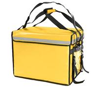 PrixPrime - Bolsa isotérmica 50 x 39 x 39 cm para Reparto de Comida a Domicilio Color Amarillo