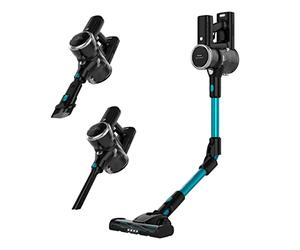 PRIXTON Aspirador Vertical y de Mano Inalámbrico Flex Ultimate, Aspiradora con Potencia Regulable 350W, Filtro HEPA, Batería Extraíble de Alta Duración, Accesorios incluidos