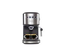 PRIXTON Cafetera Automática Toscana para café Expresso y Adaptador para Cápsulas, Bomba Italiana 850W y 20 Bares de Presión, Vaporizador