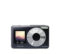 PRIXTON Cámara Digital Horizon DC915 con Pantalla Dual, Resolución 4K 48MP, Zoom 18X, Autonomía 120 min, Tarjeta SD hasta 64GB