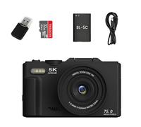 Prixton Digital Camera 5K White | Xplorer DV900 +32GB Memory Card