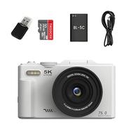 Prixton Digital Camera 5K White | Xplorer DV900 +32GB Memory Card