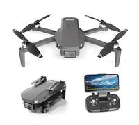 PRIXTON Drone GPS Pegasus con WiFi, Cámara HD, Estabilizador óptico, Retorno automático, Luces Integradas, Alcance de 200 metros, 16 minutos de vuelo, App Móvil, Mando a distancia