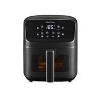 PRIXTON Freidora de Aire Cook Organics 4,2 L sin Aceite, 8 Programas, Pantalla LED Táctil, Ventana con Luz, 1500 W, Temperatura 80-200 °C, Temporizador 60 min