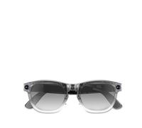 PRIXTON Gafas Inteligentes Iris con Cámara Full HD 1080p, Wi-Fi 6 y Bluetooth, Asistente IA (ChatGPT), Traducción en Tiempo Real, Control por Voz Offline, 16 GB, IP54 (Negro Transparente)