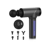 Prixton Massage Gun Fit Pistola de Masaje para Fitness y Terapia con 6 Cabezales