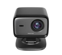 PRIXTON Proyector portátil con WiFi Monet, 12.000 lúmenes, 400 ANSI lúmenes, Altavoces Integrados (2 x 5 W), Resolución Full HD 1080p LED, Mando a Distancia, 40” a 150”, Conexión HDMI/USB/DC IN