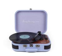 PRIXTON Tocadiscos de Vinilo Vintage VC600, Reproductor de Vinilos y Música por Bluetooth y USB, Digitalización de vinilos, 2 Altavoces Incorporados, Diseño de Maleta, Color Lila