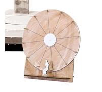 Prize Wheel | 11 Inch Wood Fortune Roulette Wheel | Erasable Game Night