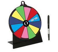 Prize Wheel Spinner, Tabletop Turntable with Stand, Reusable Game Board, Smooth Rotation, Writable, Stable Base, Easy Setup, Perfect for Carnivals, Parties, Trade Shows, 20x15x7cm