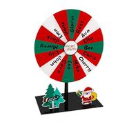 Prize Wheel, Tabletop Game Spinner, Dry-Erase Rewritable Sections, Smooth Spinned Base Party Toy Build for Home, Classroom, Christmas, Trade Shows, Events, Family Fun, Learning Games, Party Prizes